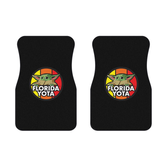 Fun Florida Yota Car Mats, Custom Car Accessories, Baby Yoda Mats, Star Wars Gifts, Car Interior Decor, Perfect for Fans