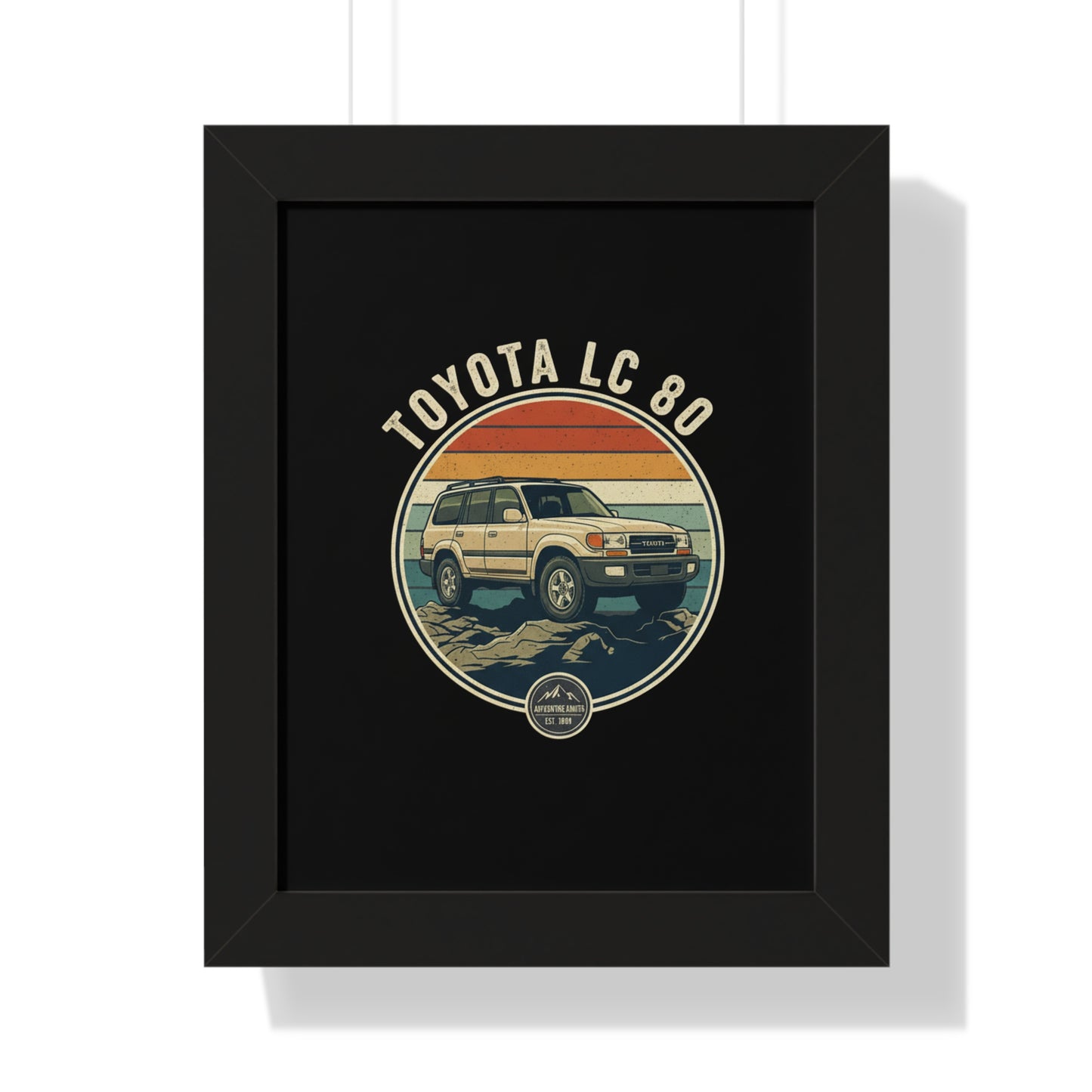 LC 80 Framed Vertical Poster, Cute Wall Art, Home Decor for Star Wars Fans, Perfect Gift for Birthdays, Collectors Item