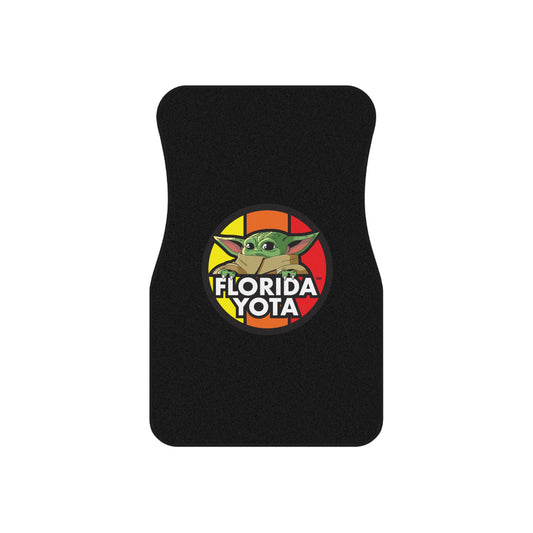 Fun Florida Yota Car Mats, Custom Car Accessories, Baby Yoda Mats, Star Wars Gifts, Car Interior Decor, Perfect for Fans