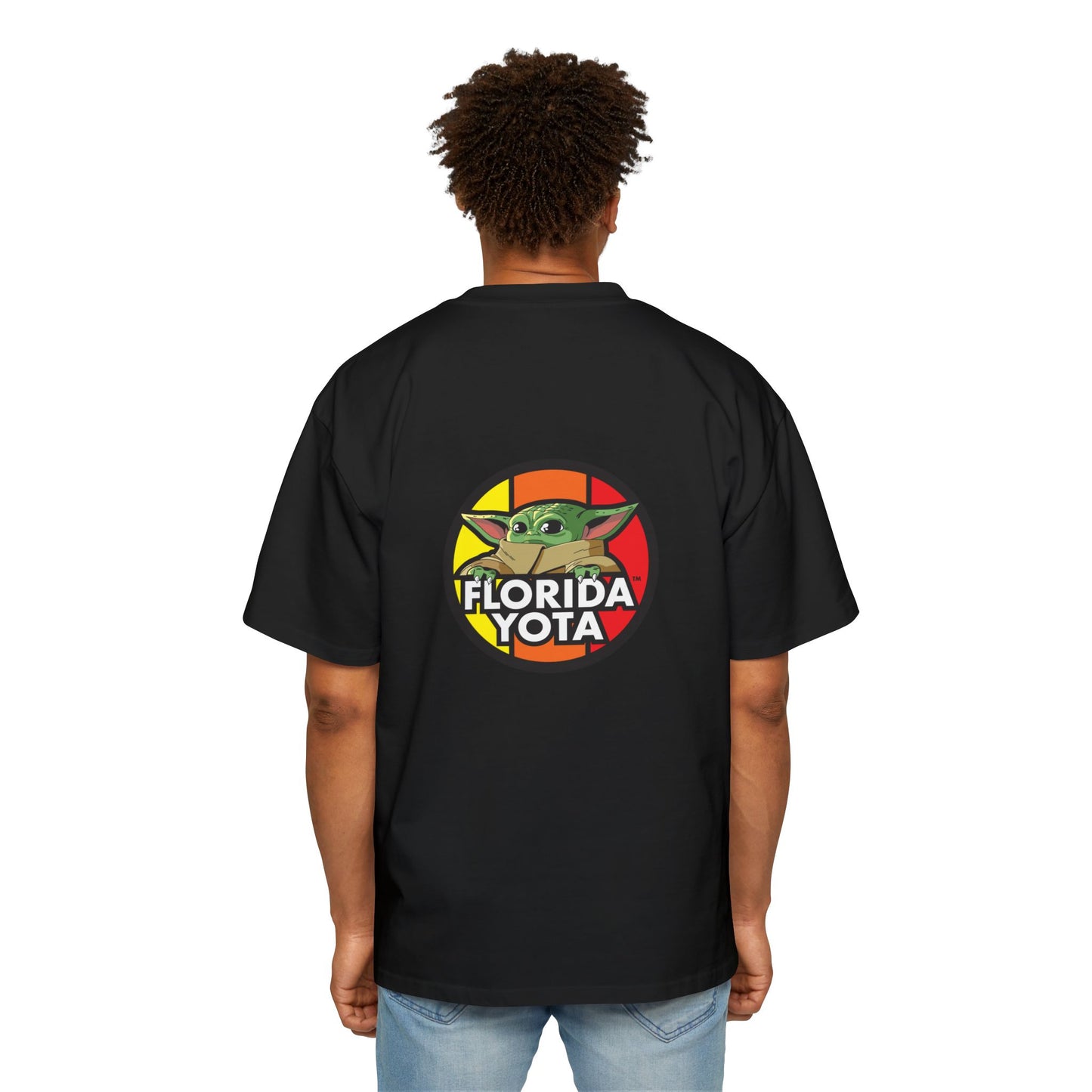 Men's Graphic Oversized Tee | Florida Yota Design | Retro Style, Casual Wear, Gifts for Star Wars Fans, Summer Fashion, Streetwear