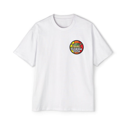 Men's Graphic Oversized Tee | Florida Yota Design | Retro Style, Casual Wear, Gifts for Star Wars Fans, Summer Fashion, Streetwear