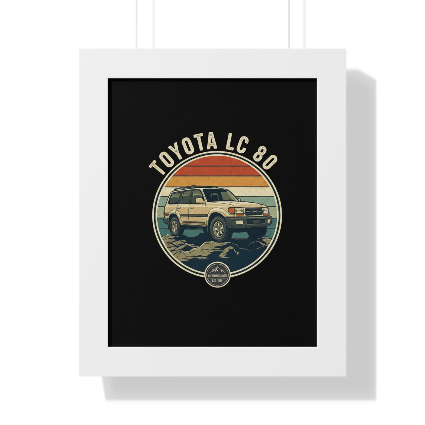 LC 80 Framed Vertical Poster, Cute Wall Art, Home Decor for Star Wars Fans, Perfect Gift for Birthdays, Collectors Item