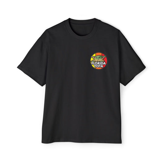 Men's Graphic Oversized Tee | Florida Yota Design | Retro Style, Casual Wear, Gifts for Star Wars Fans, Summer Fashion, Streetwear