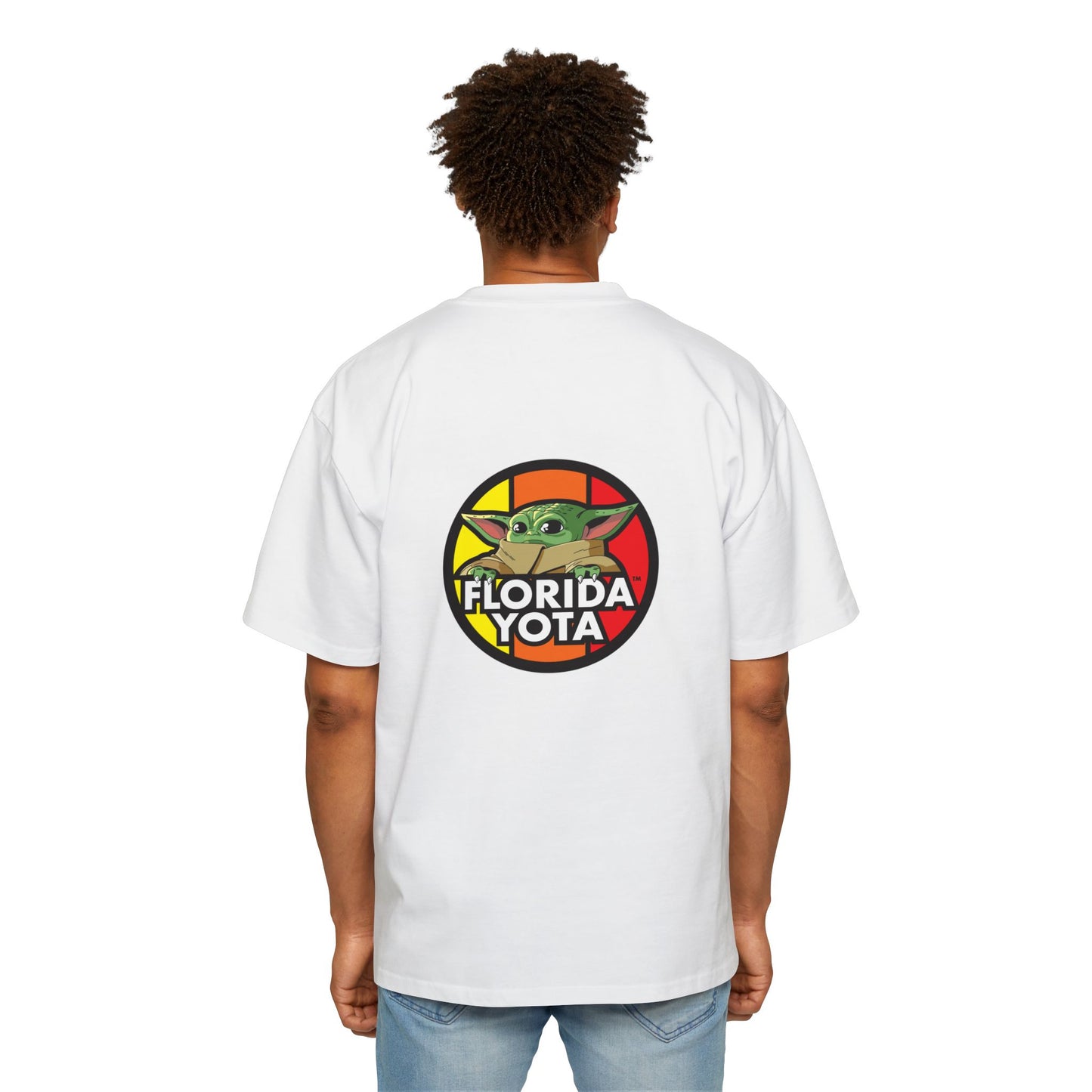 Men's Graphic Oversized Tee | Florida Yota Design | Retro Style, Casual Wear, Gifts for Star Wars Fans, Summer Fashion, Streetwear