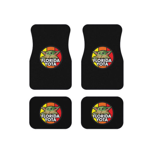 Car Mats for Star Wars Fans, Yoda Car Floor Mats, Auto Accessories, Gift for Nerds, Car Decor for Holidays