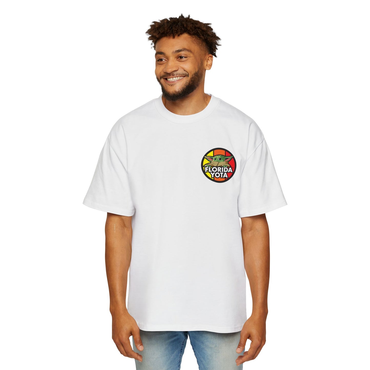 Men's Graphic Oversized Tee | Florida Yota Design | Retro Style, Casual Wear, Gifts for Star Wars Fans, Summer Fashion, Streetwear