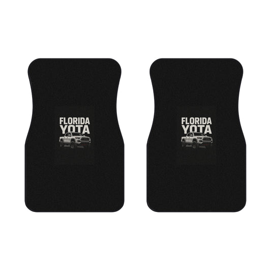 Custom Car Mats for Florida Yota Lovers | Durable Vehicle Floor Mats | Personalized Auto Accessories | Gift for Car Enthusiasts | Car Decor
